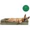 Show in main carousel: FurHaven Faux Fur Memory Top Bolster Dog Bed with Removable Cover, Dark Sage, Jumbo slide 4 of 11