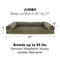 Show in main carousel: FurHaven Faux Fur Memory Top Bolster Dog Bed with Removable Cover, Dark Sage, Jumbo slide 5 of 11