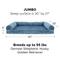 Show in main carousel: FurHaven Faux Fur Memory Top Bolster Dog Bed with Removable Cover, Harbor Blue, Jumbo slide 6 of 12