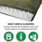Show in main carousel: FurHaven Faux Fur Orthopedic Bolster Dog Bed with Removable Cover, Dark Sage, Large slide 7 of 11