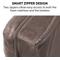 Show in main carousel: FurHaven Faux Fur Orthopedic Bolster Dog Bed with Removable Cover, Driftwood Brown, Large slide 7 of 12