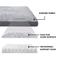 Show in main carousel: FurHaven Faux Fur & Suede Deluxe Orthopedic Dog & Cat Mattress, Stone Gray, Jumbo slide 6 of 10