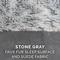 Show in main carousel: FurHaven Faux Fur & Suede Deluxe Orthopedic Dog & Cat Mattress, Stone Gray, Jumbo slide 9 of 10