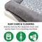 Show in main carousel: FurHaven Faux Fur & Suede Memory Foam Sofa Dog & Cat Bed, Stone Gray, Medium slide 8 of 10