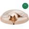 Show in main carousel: FurHaven Faux Sheepskin Snuggery Orthopedic Cat & Dog Bed with Removable Cover, Cream, 44-in slide 4 of 11
