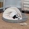 Show in main carousel: FurHaven Faux Sheepskin Snuggery Orthopedic Cat & Dog Bed with Removable Cover, Gray, 26-in slide 1 of 11