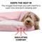 Show in main carousel: FurHaven Faux Sheepskin Snuggery Orthopedic Cat & Dog Bed with Removable Cover, Pink, 44-in slide 7 of 11