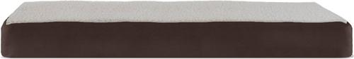 Show full view: FurHaven Faux Sheepskin & Suede Deluxe Orthopedic Cat & Dog Bed with Removable Cover, Large, Espresso slide 3 of 11