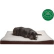 Show in main carousel: FurHaven Faux Sheepskin & Suede Memory Foam Cat & Dog Bed with Removable Cover, Espresso, Jumbo Plus slide 4 of 10