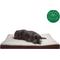 Show in main carousel: FurHaven Faux Sheepskin & Suede Memory Foam Cat & Dog Bed with Removable Cover, Espresso, Jumbo Plus slide 4 of 10
