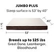 Show in main carousel: FurHaven Faux Sheepskin & Suede Memory Foam Cat & Dog Bed with Removable Cover, Espresso, Jumbo Plus slide 5 of 10