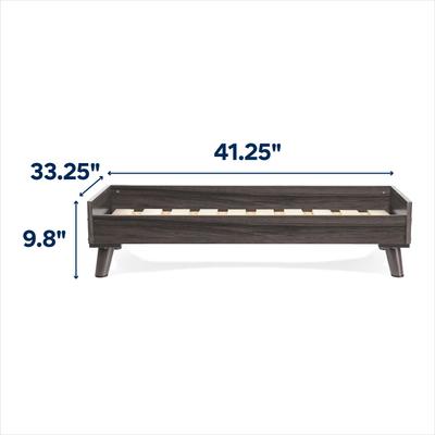Show full view: FurHaven Jumbo Modern Dog & Cat Bed Frame, 40-in, Gray Wash slide 3 of 11