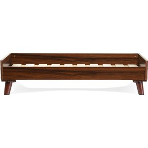 FurHaven Jumbo Modern Dog & Cat Bed Frame, 40-in, Walnut Veneer