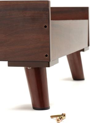 Show full view: FurHaven Jumbo Modern Dog & Cat Bed Frame, 40-in, Walnut Veneer slide 7 of 11