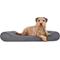 Show in main carousel: FurHaven Microvelvet Luxe Lounger Orthopedic Cat & Dog Bed with Removable Cover, Gray, Large slide 4 of 11