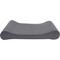 Show in main carousel: FurHaven Microvelvet Luxe Lounger Orthopedic Cat & Dog Bed with Removable Cover, Gray, Large slide 5 of 11
