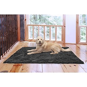 FurHaven Muddy Paws Towel & Shammy Dog Mat, Gray, Jumbo Plus