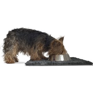FurHaven Muddy Paws Towel & Shammy Dog Mat, Gray, Small