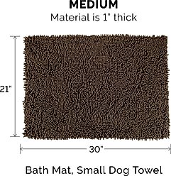 FurHaven Muddy Paws Towel & Shammy Dog Mat, Mud, Medium slide 2 of 9