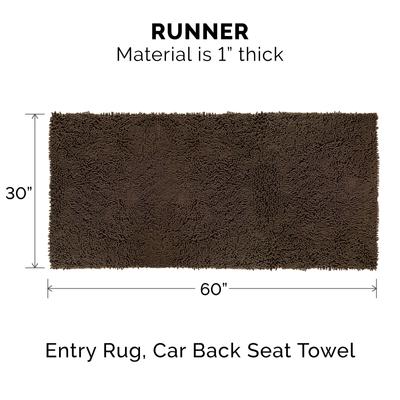 Show full view: FurHaven Muddy Paws Towel & Shammy Dog Mat, Mud, Runner slide 3 of 12