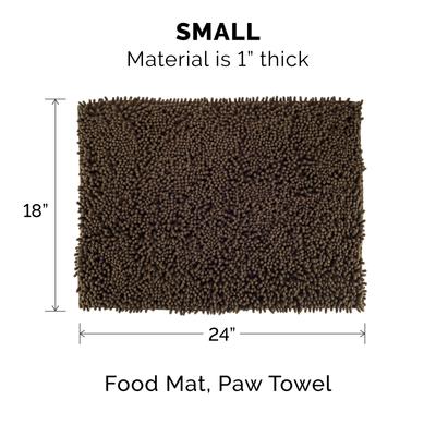 Show full view: FurHaven Muddy Paws Towel & Shammy Dog Mat, Mud, Small slide 3 of 12