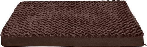 Show full view: FurHaven NAP Ultra Plush Full Support Deluxe Dog & Cat Bed, Chocolate, Large slide 3 of 11