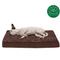 Show in main carousel: FurHaven NAP Ultra Plush Full Support Deluxe Dog & Cat Bed, Chocolate, Medium slide 4 of 11