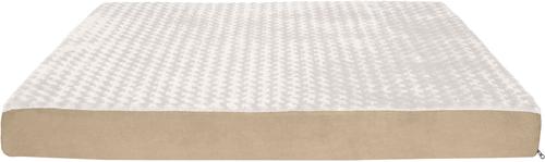 Show full view: FurHaven NAP Ultra Plush Full Support Deluxe Dog & Cat Bed, Cream, Jumbo Plus slide 3 of 11