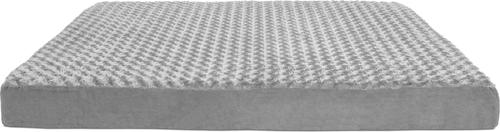 Show full view: FurHaven NAP Ultra Plush Full Support Deluxe Dog & Cat Bed, Gray, Jumbo Plus slide 4 of 12