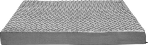 Show full view: FurHaven NAP Ultra Plush Full Support Deluxe Dog & Cat Bed, Gray, Jumbo slide 3 of 11