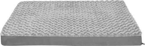 Show full view: FurHaven NAP Ultra Plush Full Support Deluxe Dog & Cat Bed, Gray, Large slide 4 of 12