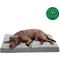 Show in main carousel: FurHaven NAP Ultra Plush Full Support Deluxe Dog & Cat Bed, Gray, Large slide 5 of 12