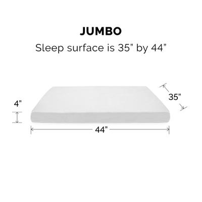 Show full view: FurHaven NAP Ultra Plush Orthopedic Deluxe Bed + Water-Resistant Cat & Dog Bed Mattress Liner, Jumbo slide 7 of 10