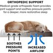 Show in main carousel: FurHaven NAP Ultra Plush Orthopedic Deluxe Cat & Dog Bed with Removable Cover, Chocolate, Large slide 6 of 12