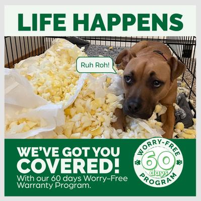 Show full view: FurHaven NAP Ultra Plush Orthopedic Deluxe Cat & Dog Bed with Removable Cover, Cream, Jumbo slide 9 of 12