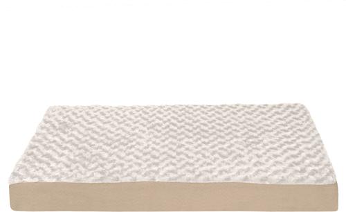 Show full view: FurHaven NAP Ultra Plush Orthopedic Deluxe Cat & Dog Bed with Removable Cover, Cream, Medium slide 5 of 12