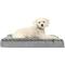 Show in main carousel: FurHaven NAP Ultra Plush Orthopedic Deluxe Cat & Dog Bed with Removable Cover, Gray, Medium slide 4 of 12