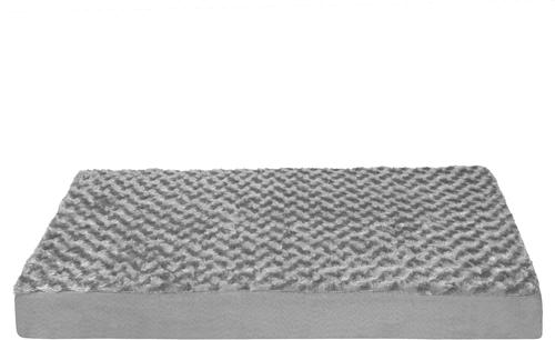 Show full view: FurHaven NAP Ultra Plush Orthopedic Deluxe Cat & Dog Bed with Removable Cover, Gray, Medium slide 5 of 12