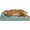 Show in main carousel: FurHaven Paw-Quilted Cooling Gel Top Deluxe Chaise Orthopedic Cat & Dog Bed with Removable Cover, Iceberg Green, Jumbo slide 4 of 10