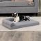Show in main carousel: FurHaven Paw-Quilted Cooling Gel Top Deluxe Chaise Orthopedic Cat & Dog Bed with Removable Cover, Titanium, Medium slide 1 of 10