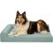 Show in main carousel: FurHaven Paw-Quilted Full Support Deluxe Chaise Cat & Dog Bed with Removable Cover, Iceberg Green, Jumbo slide 4 of 10
