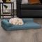 Show in main carousel: FurHaven Paw-Quilted Memory Top Deluxe Chaise Cat & Dog Bed with Removable Cover, Bluestone, Medium slide 1 of 10