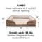 Show in main carousel: FurHaven Perfect Comfort Velvet Waves Full Support Sofa Dog & Cat Bed, Brownstone, Jumbo slide 6 of 11