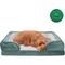 Show in main carousel: FurHaven Perfect Comfort Velvet Waves Full Support Sofa Dog & Cat Bed, Celadon Green, Large slide 4 of 10