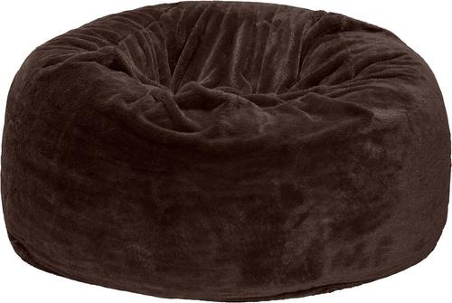Show full view: FurHaven Plush Ball Pillow Dog Bed with Removable Cover, Espresso, X-Large slide 3 of 13