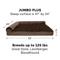 Show in main carousel: FurHaven Plush Deluxe Chaise Memory Top Cat & Dog Bed with Removable Cover, Sable Brown, Jumbo Plus slide 2 of 10