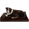 Show in main carousel: FurHaven Plush Deluxe Chaise Memory Top Cat & Dog Bed with Removable Cover, Sable Brown, Large slide 4 of 10