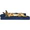 Show in main carousel: FurHaven Plush Deluxe Chaise Orthopedic Cat & Dog Bed with Removable Cover, Deep Sapphire, Jumbo slide 4 of 11