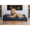 Show in main carousel: FurHaven Plush Deluxe Chaise Orthopedic Cat & Dog Bed with Removable Cover, Deep Sapphire, Large slide 1 of 11