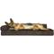 Show in main carousel: FurHaven Plush Deluxe Chaise Orthopedic Cat & Dog Bed with Removable Cover, Sable Brown, Jumbo slide 4 of 11